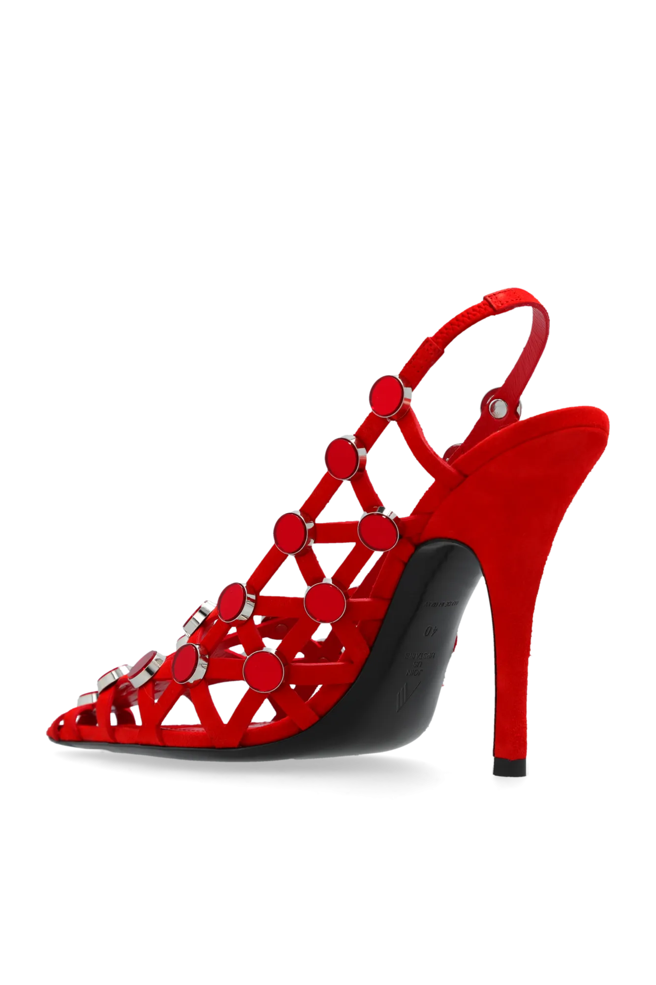 The Attico High Heels 'grid'