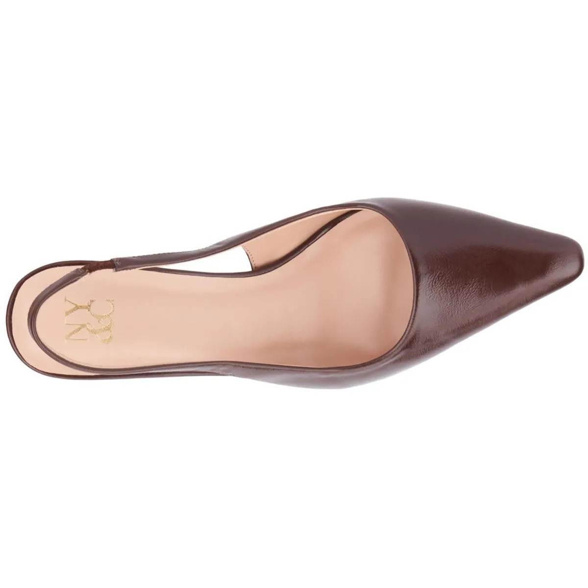 Theresa Womens Solid Slingback Heels