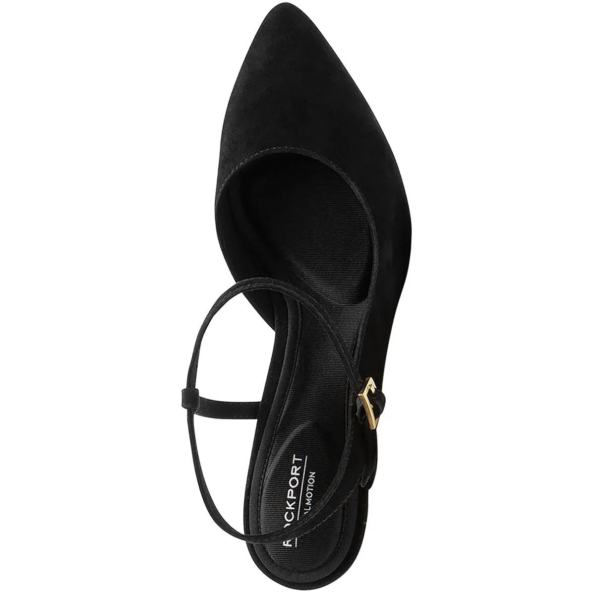 TM Sheehan Womens Suede Pointed Toe Slingback Heels