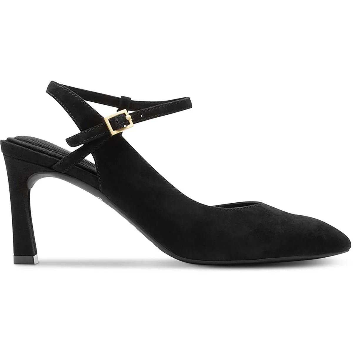 TM Sheehan Womens Suede Pointed Toe Slingback Heels