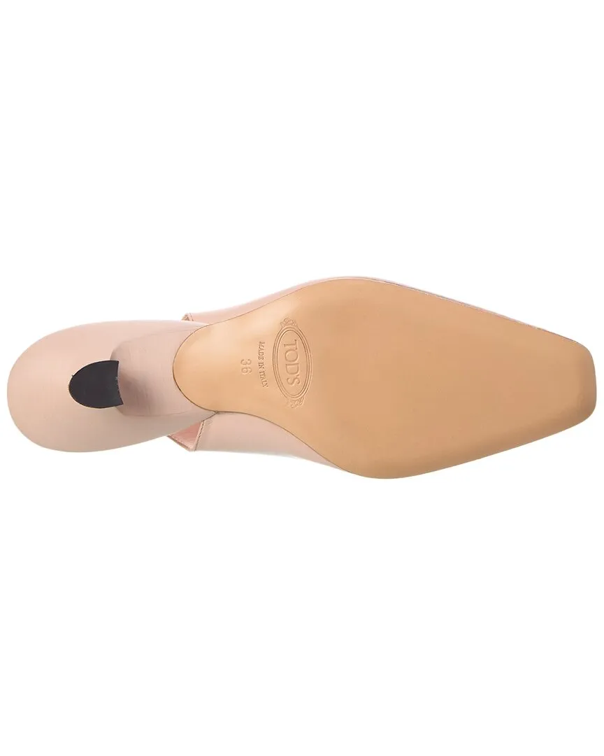 TODs Leather Slingback Pump
