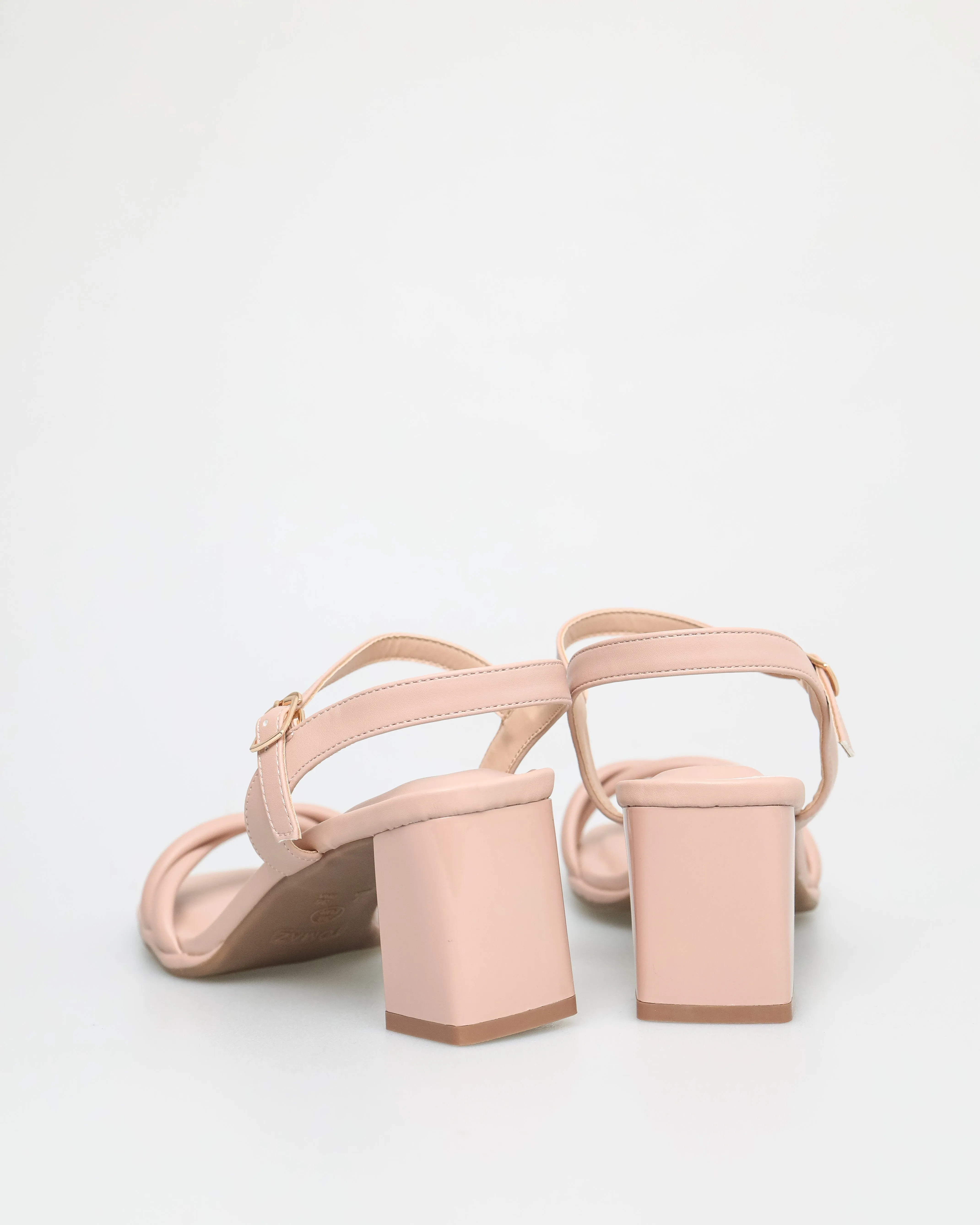 Tomaz NN169 Ladies Twisted Strap Block Heels