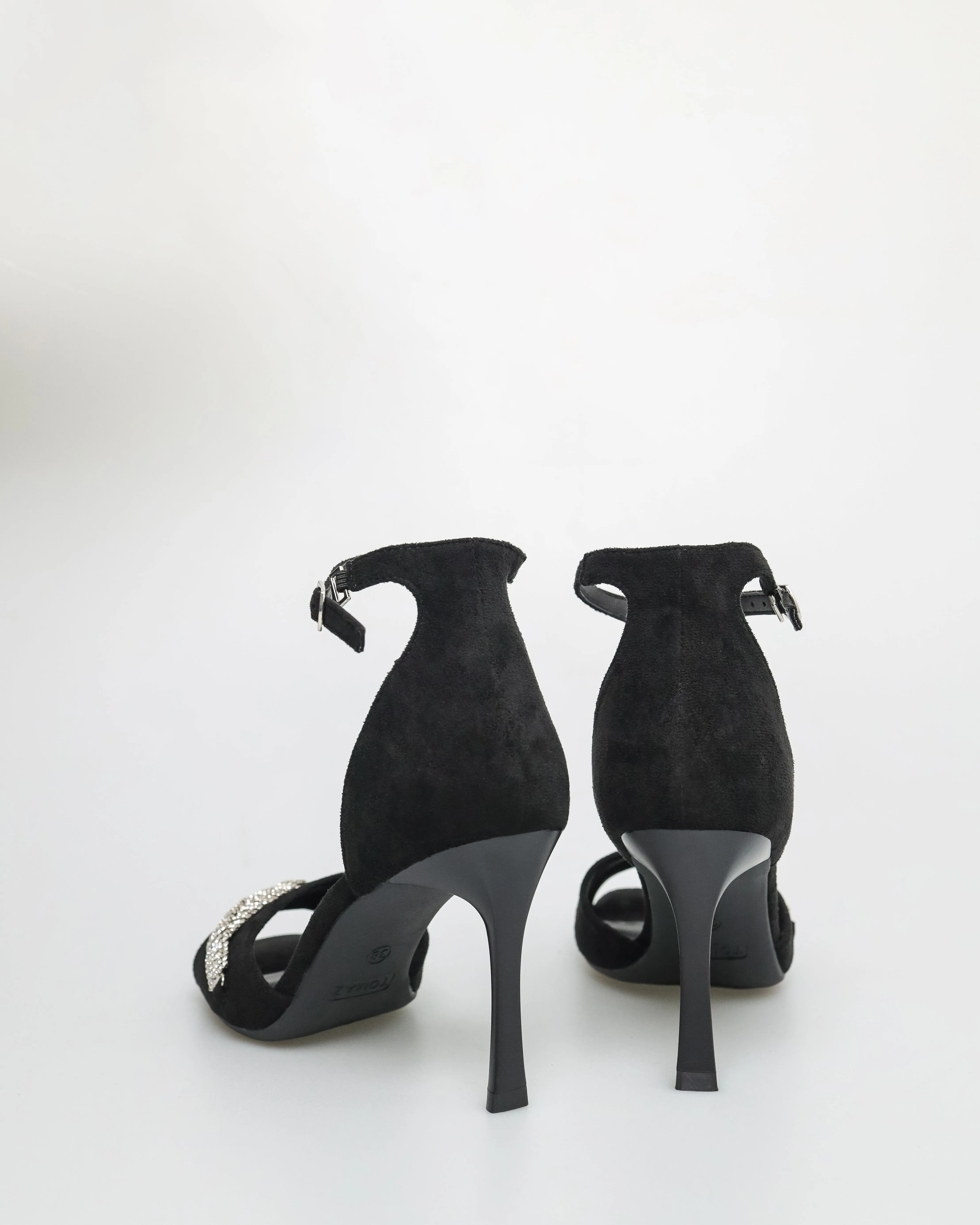 Tomaz NN291 Ladies Gemstone Anklestrap Heels