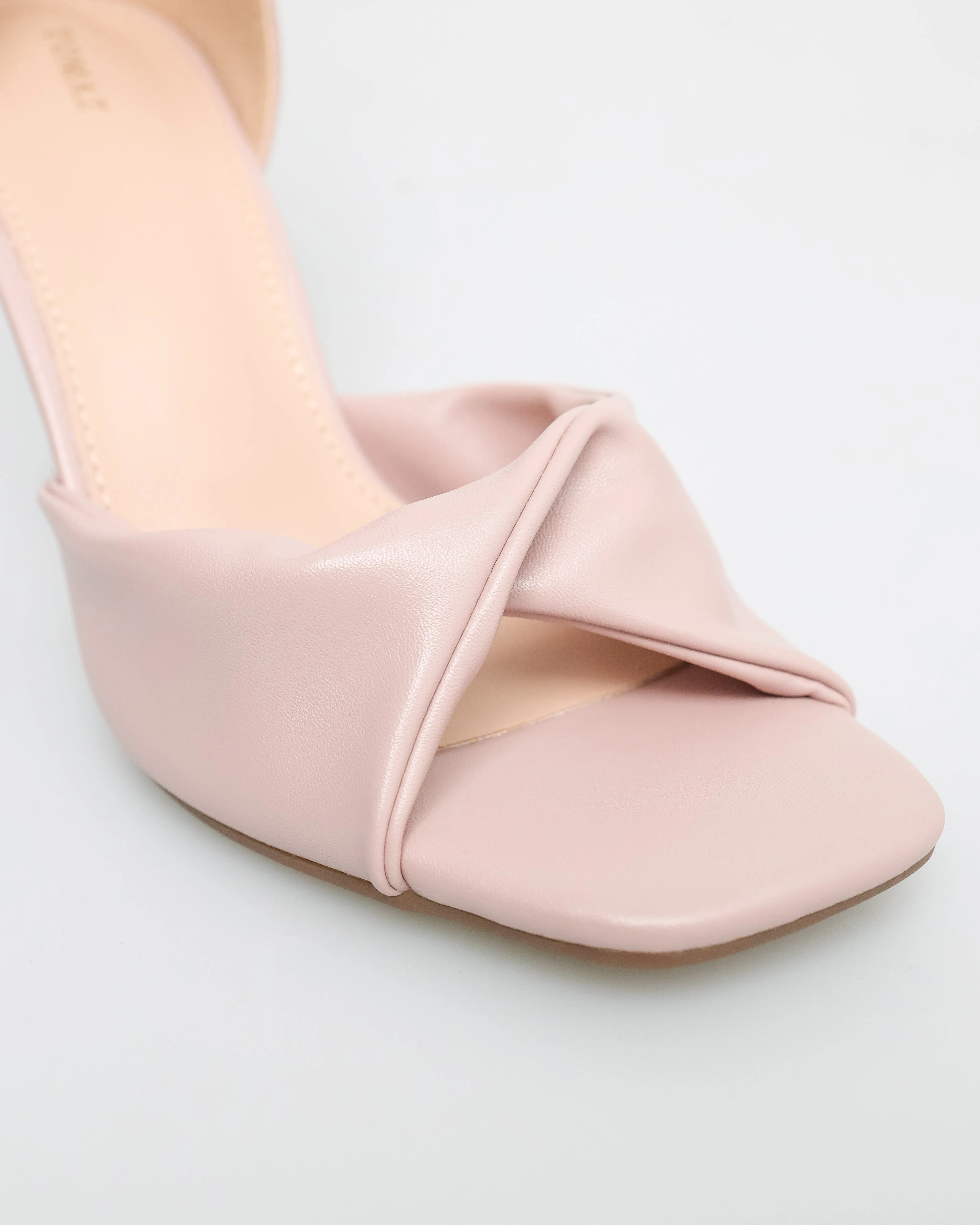 Tomaz NN293 Ladies Folded Anklestrap Heels