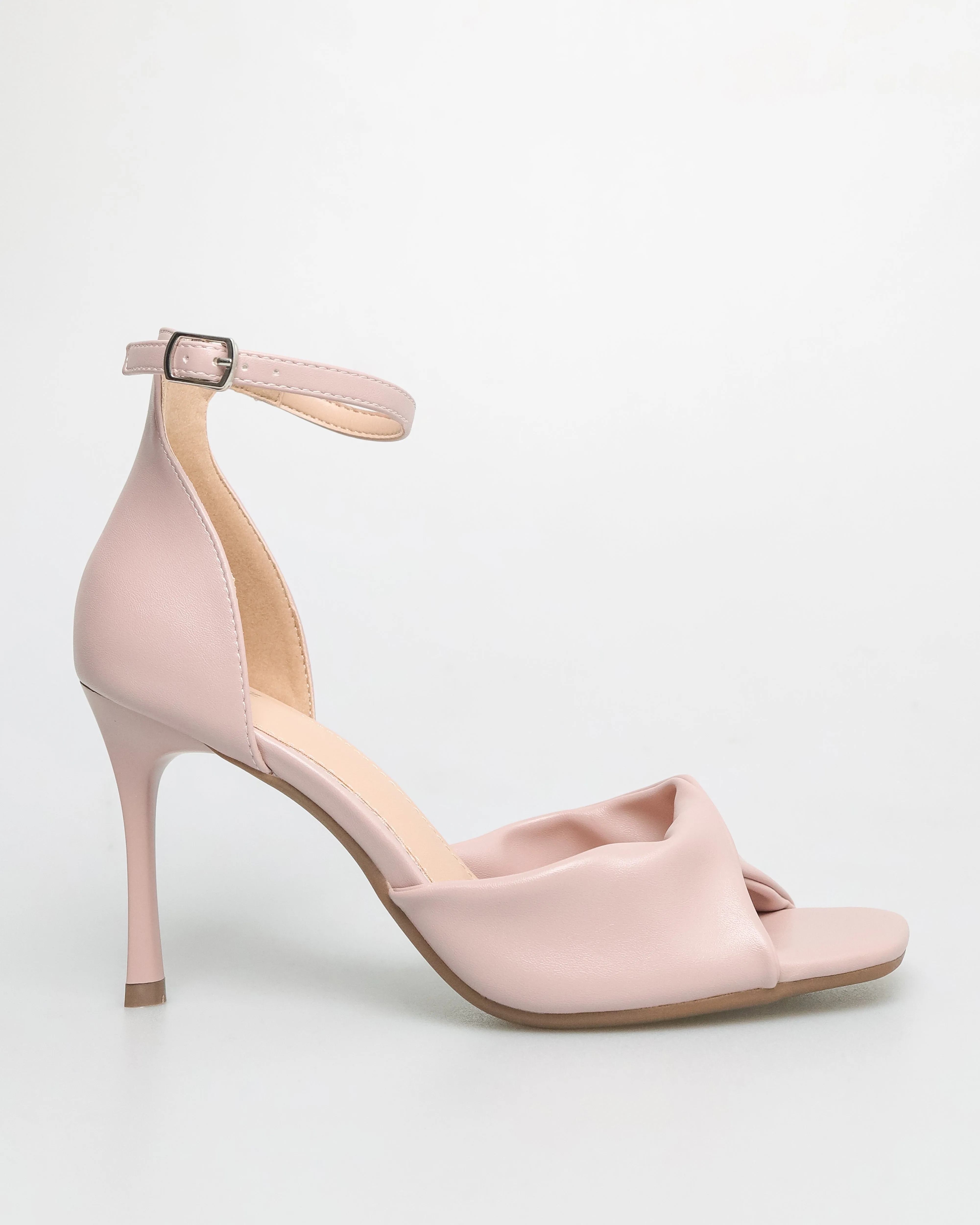 Tomaz NN293 Ladies Folded Anklestrap Heels