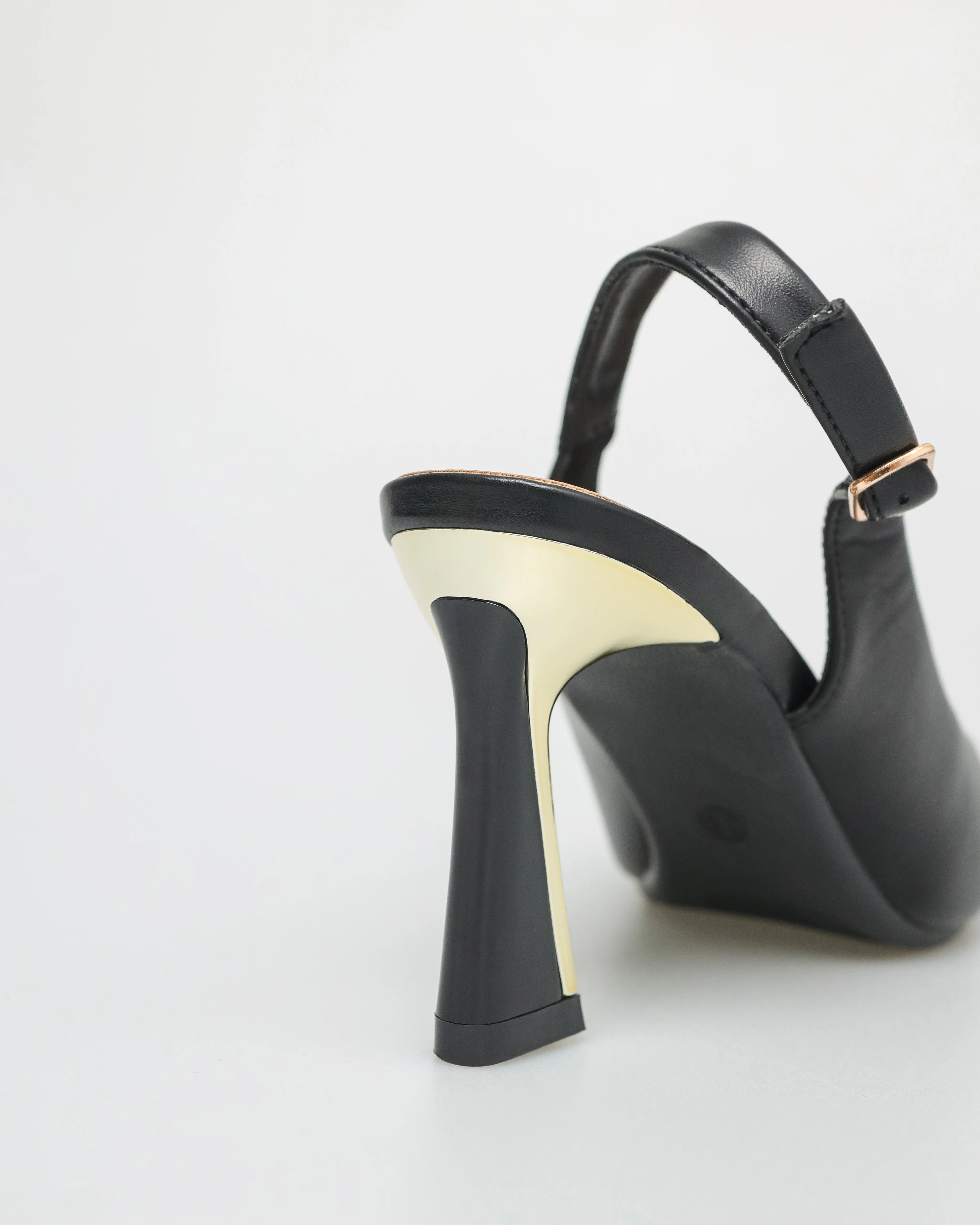 Tomaz NN322 Ladies Gold Slingback Heels