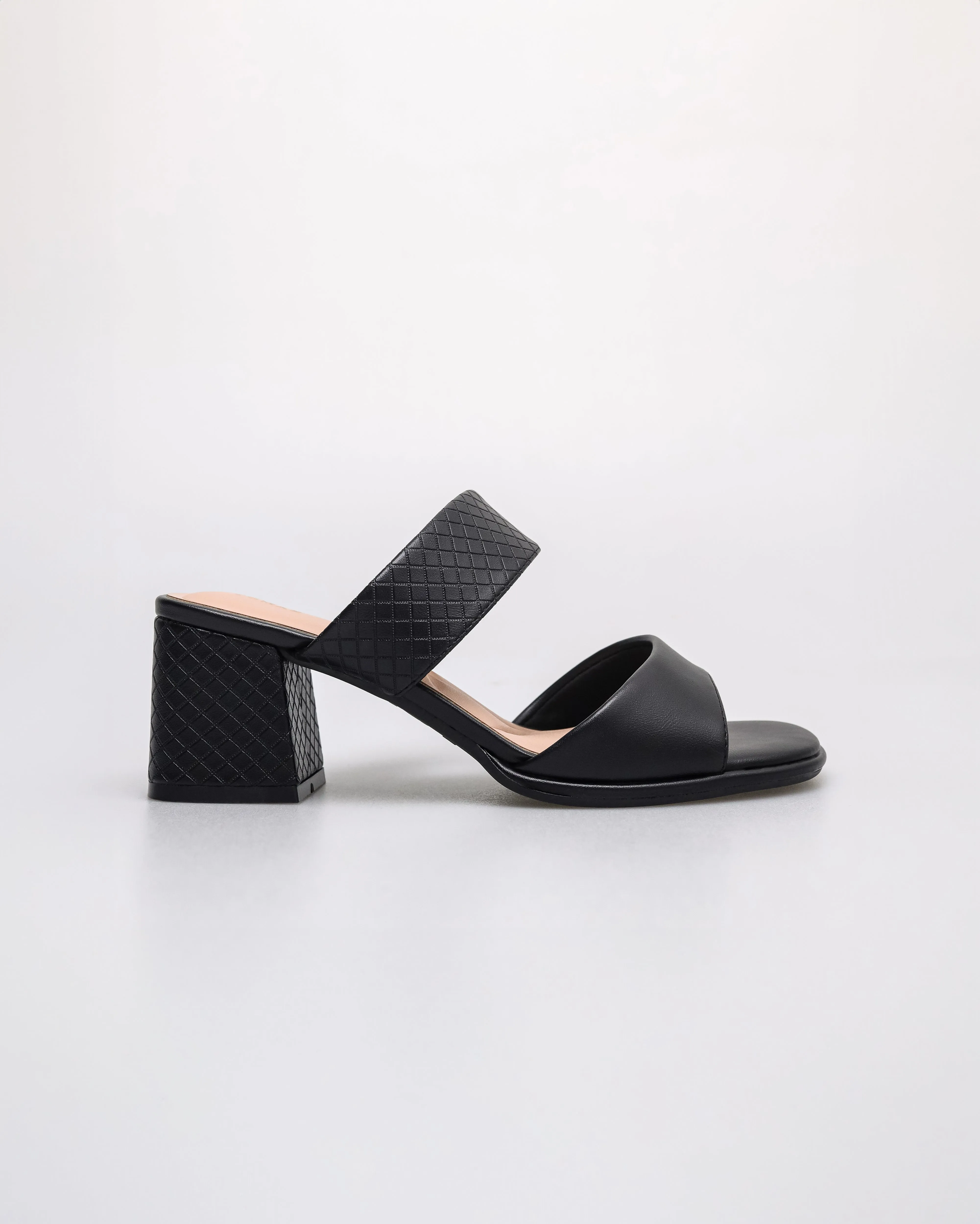 Tomaz NN369 Ladies Quilted Block Heels