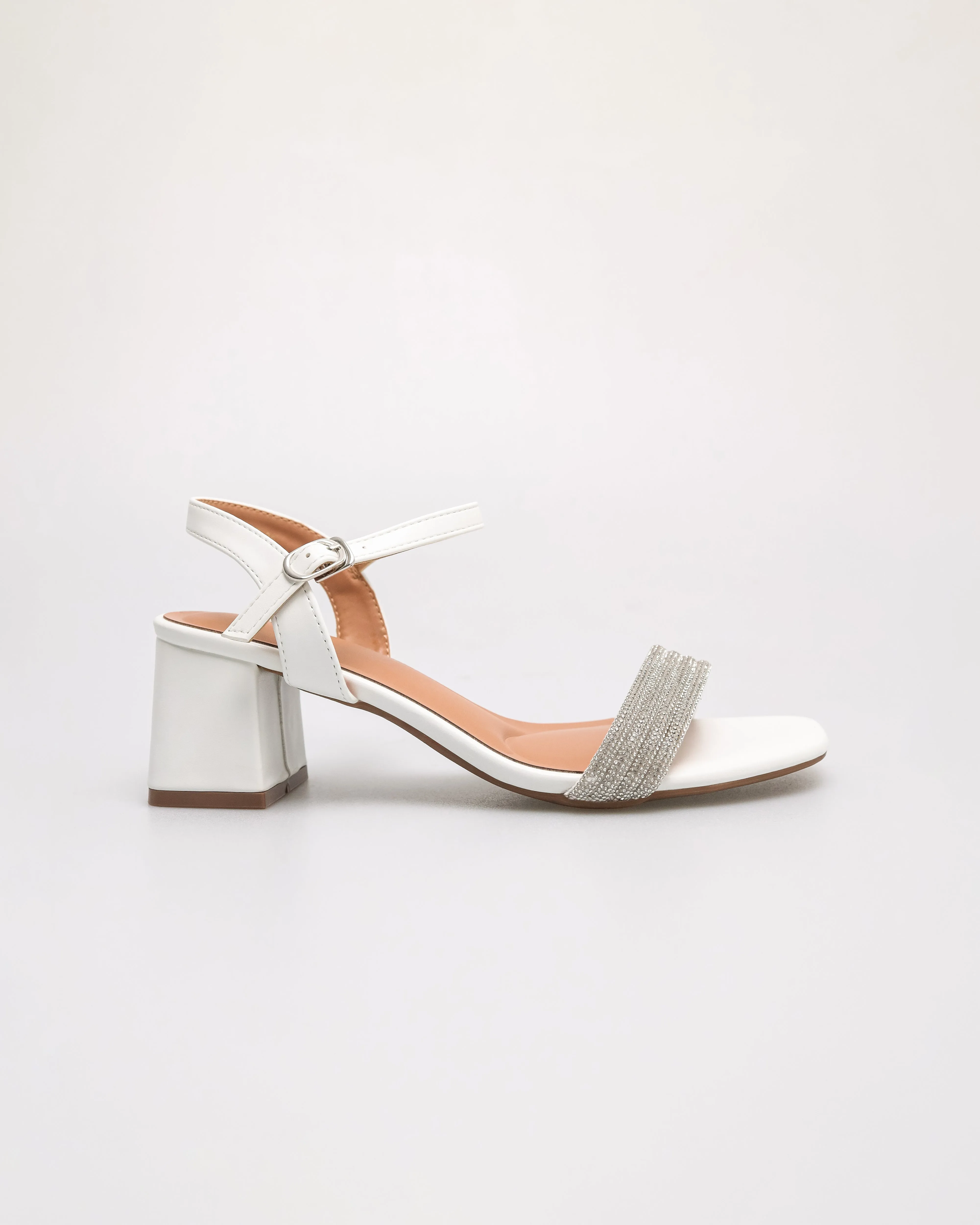Tomaz NN467 Ladies Glamour Shiny Block Heels