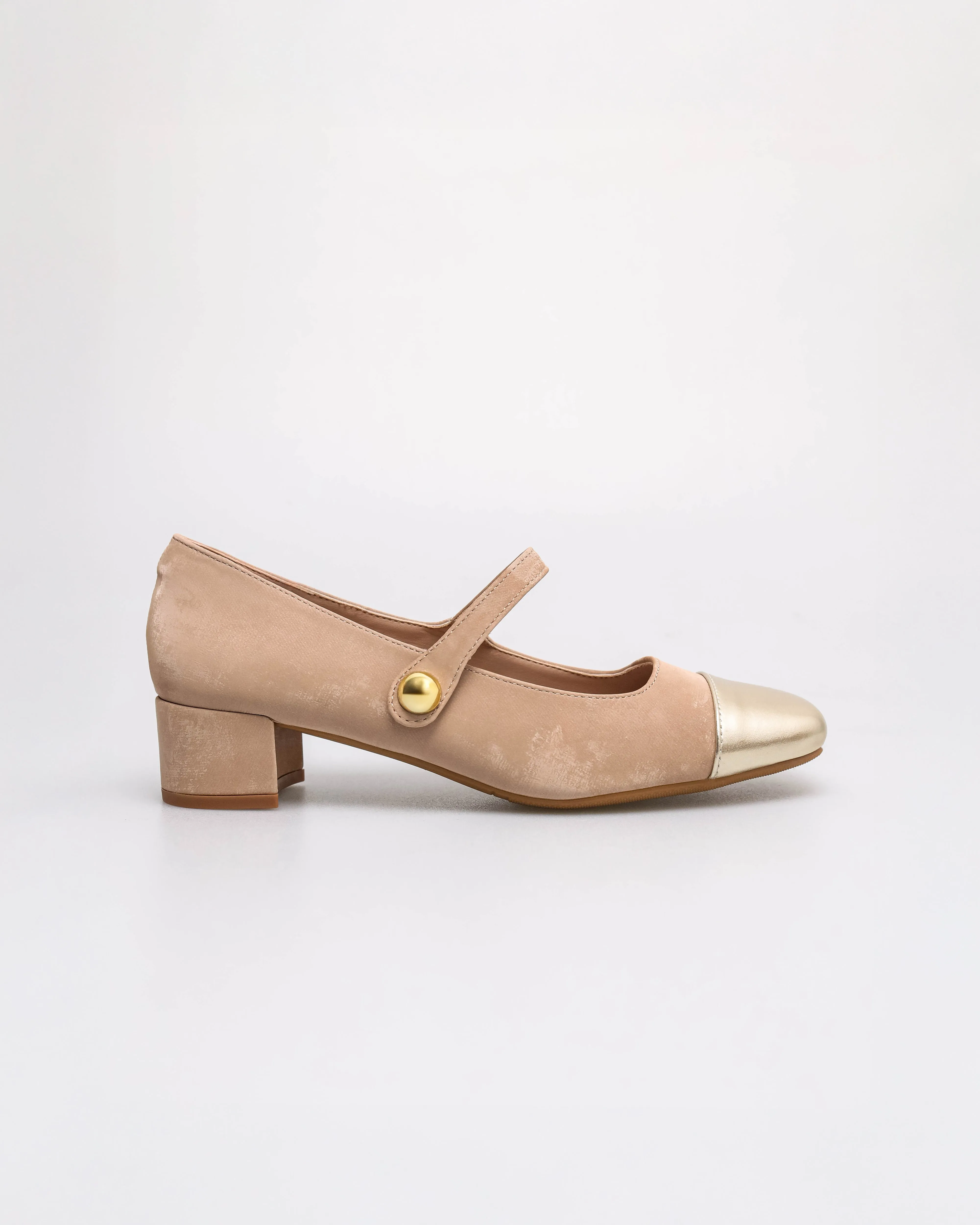Tomaz YX234 Ladies Mary Jane Block Heels