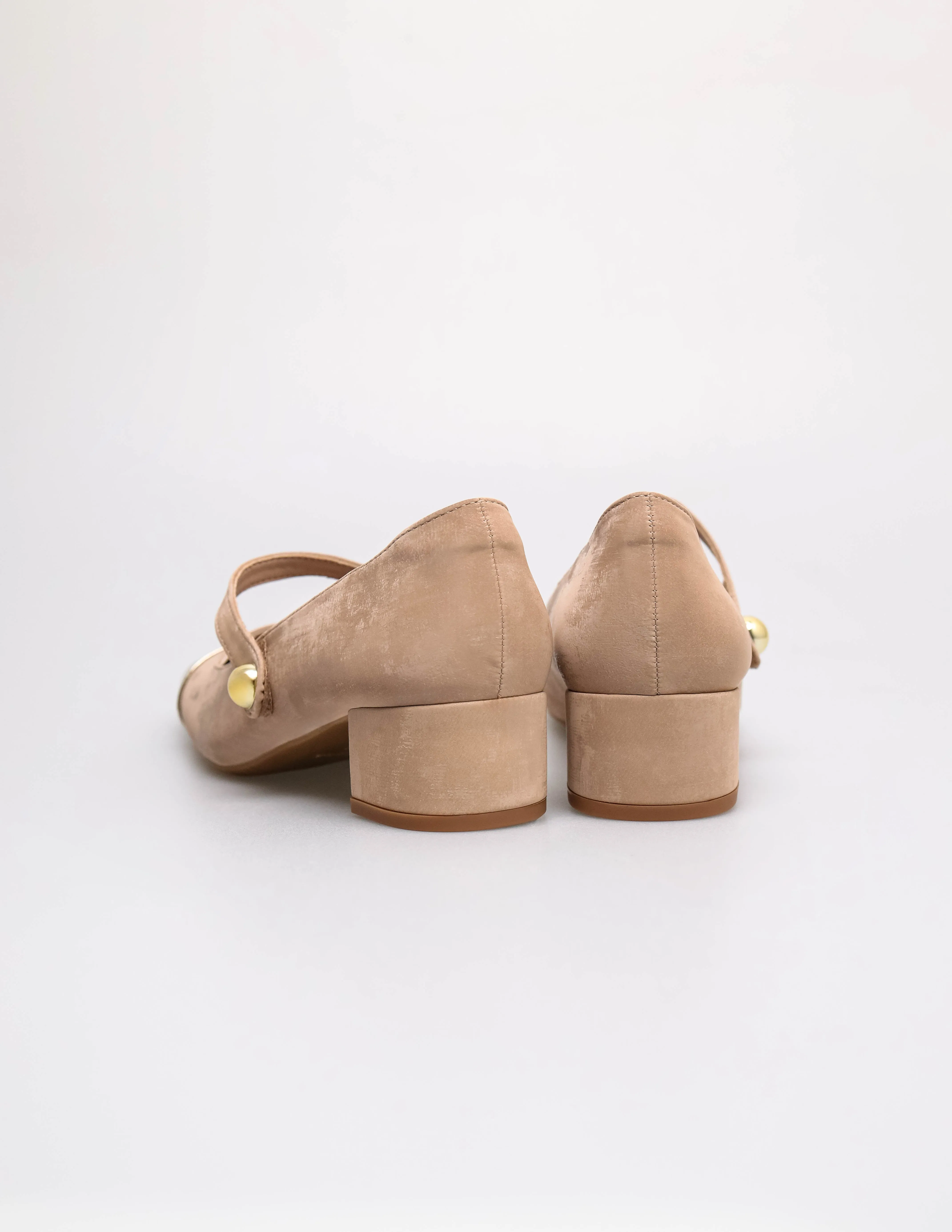 Tomaz YX234 Ladies Mary Jane Block Heels