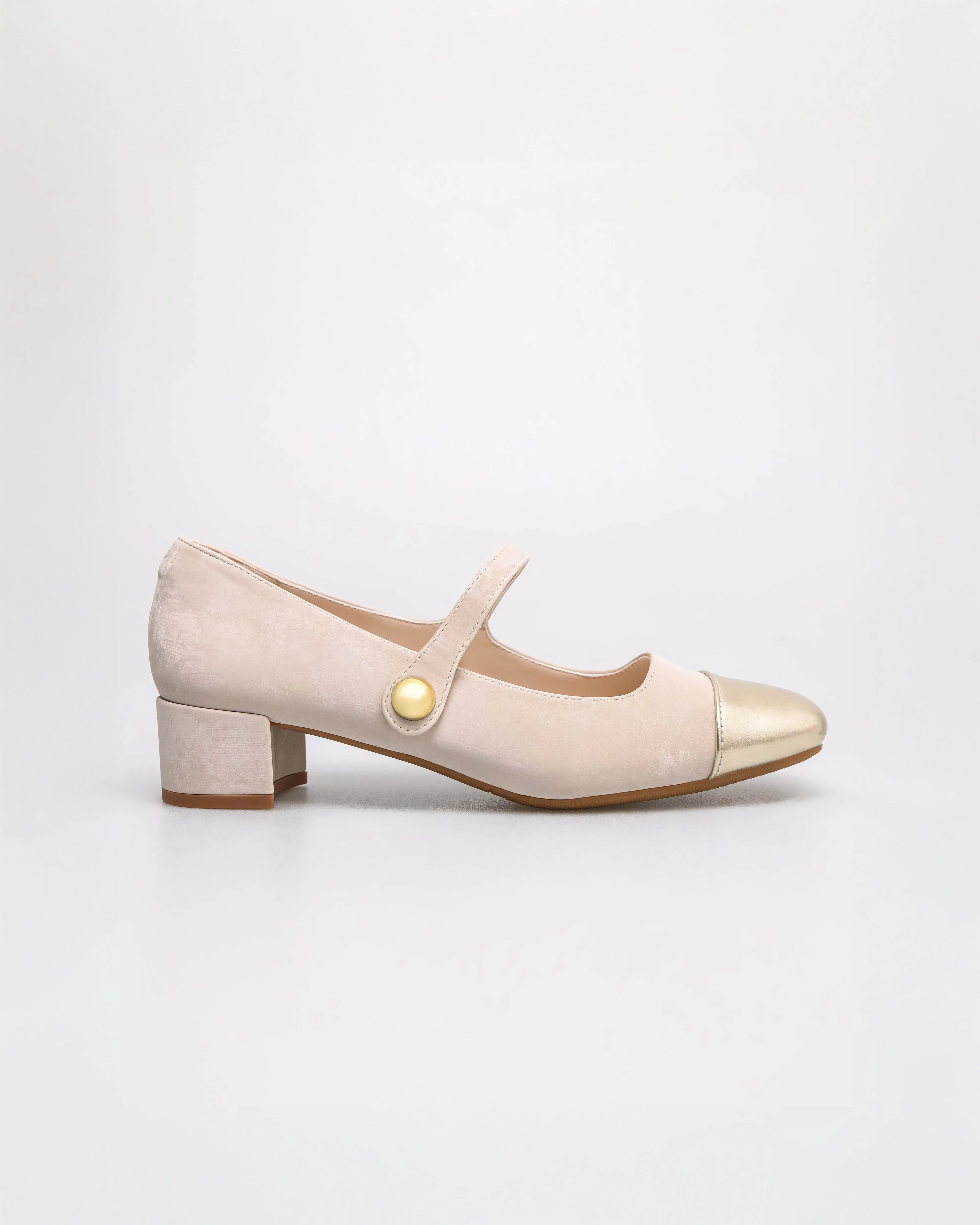 Tomaz YX234 Ladies Mary Jane Block Heels
