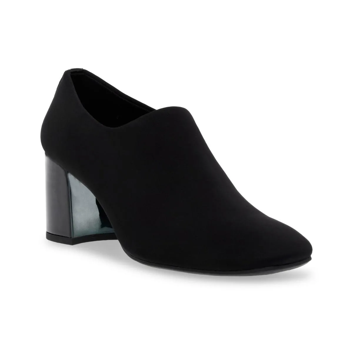 Trenton Womens Patent Trim Slip On Pumps