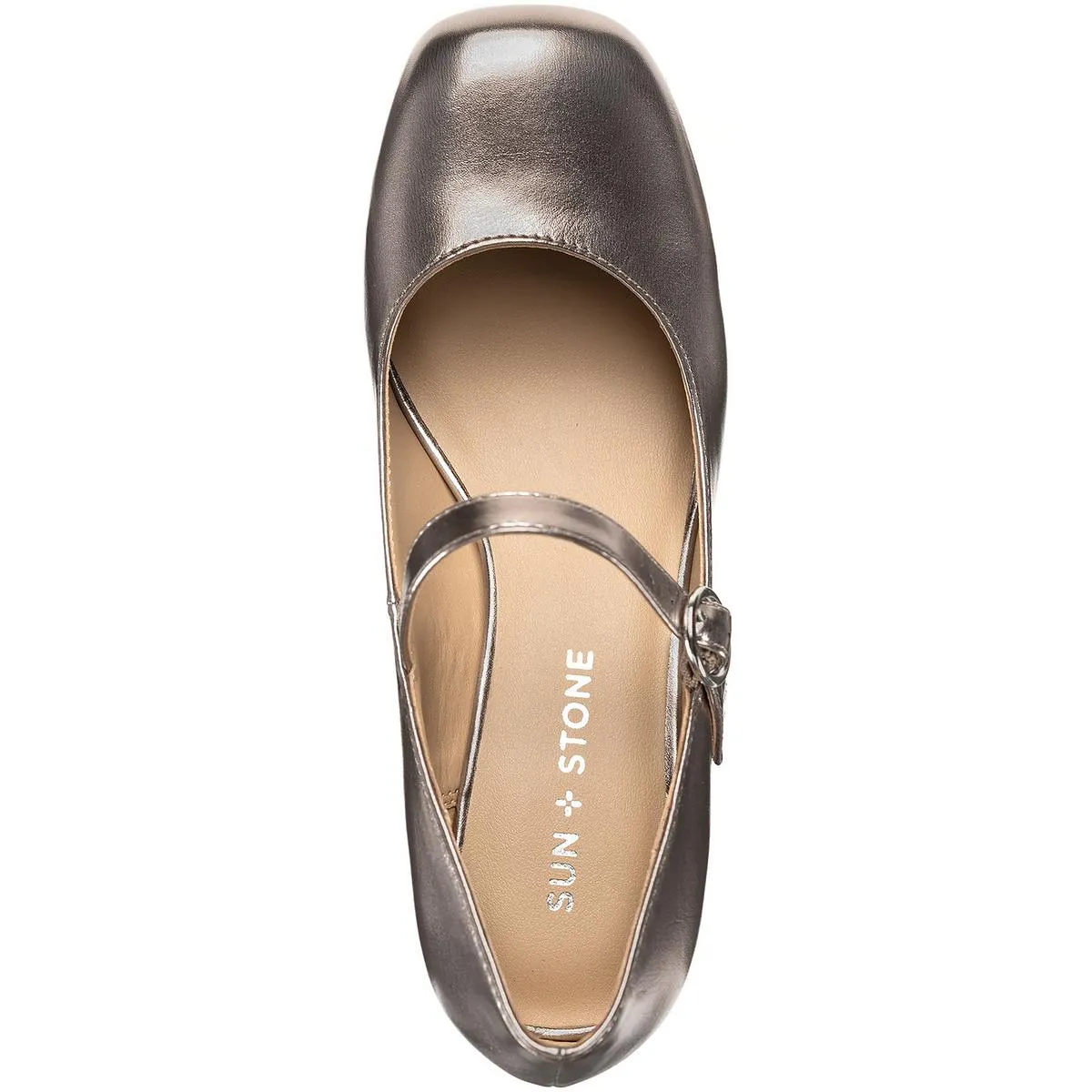 Vaneciaa Womens Buckle Patent Mary Jane Heels