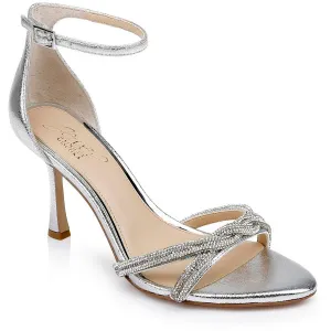 VANI Womens Adjustable Manmade Ankle Strap