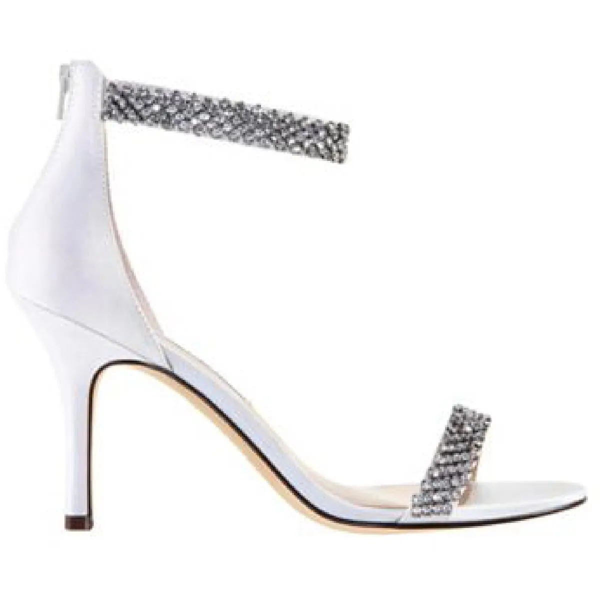 Vauna Womens Zipper Evening Heels