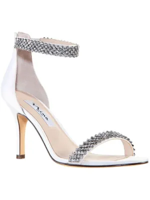 Vauna Womens Zipper Evening Heels