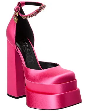 Versace Medusa Satin Platform Pump