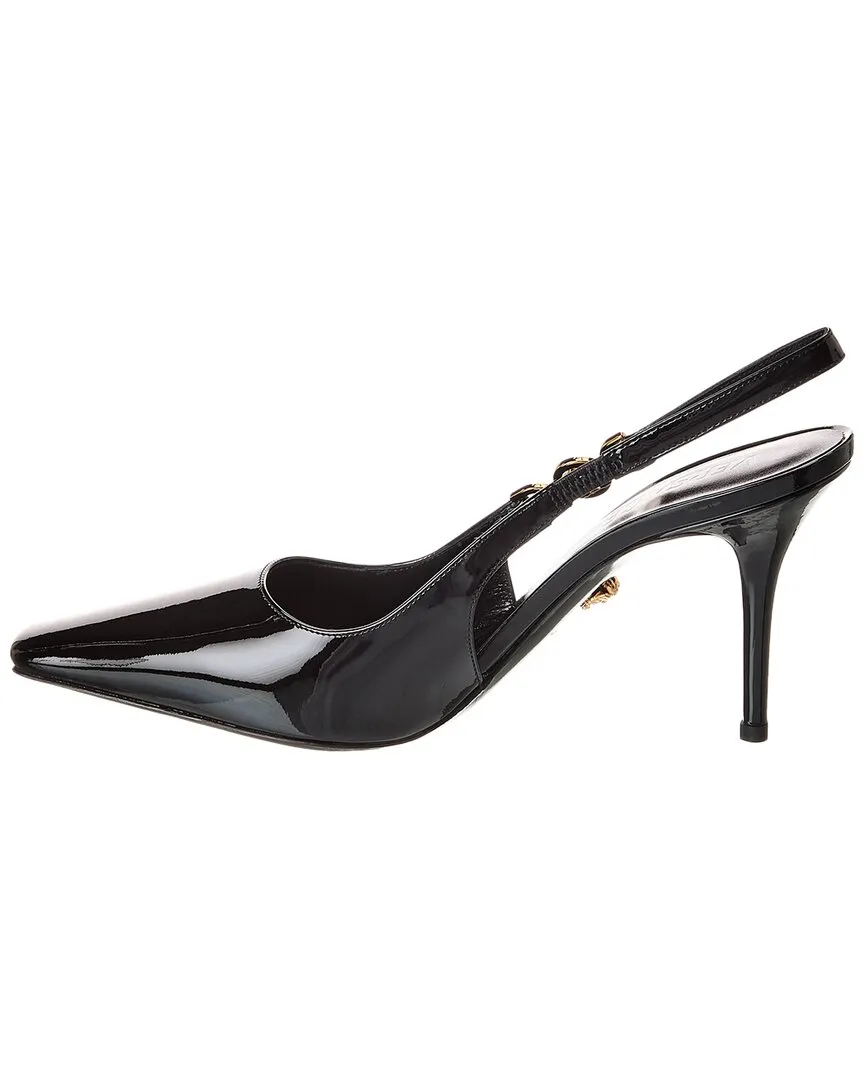 Versace Patent Slingback Pump