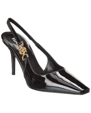 Versace Patent Slingback Pump