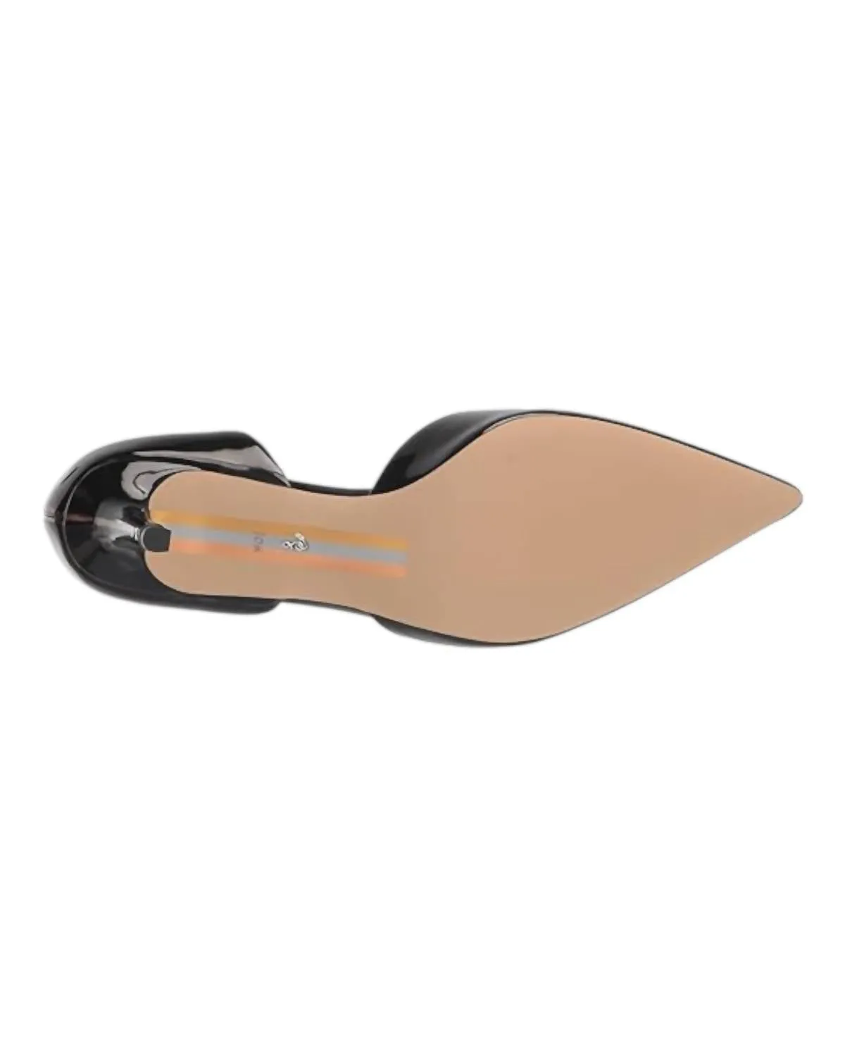 Viv Pointed Toe Pump In Black Patent Leather