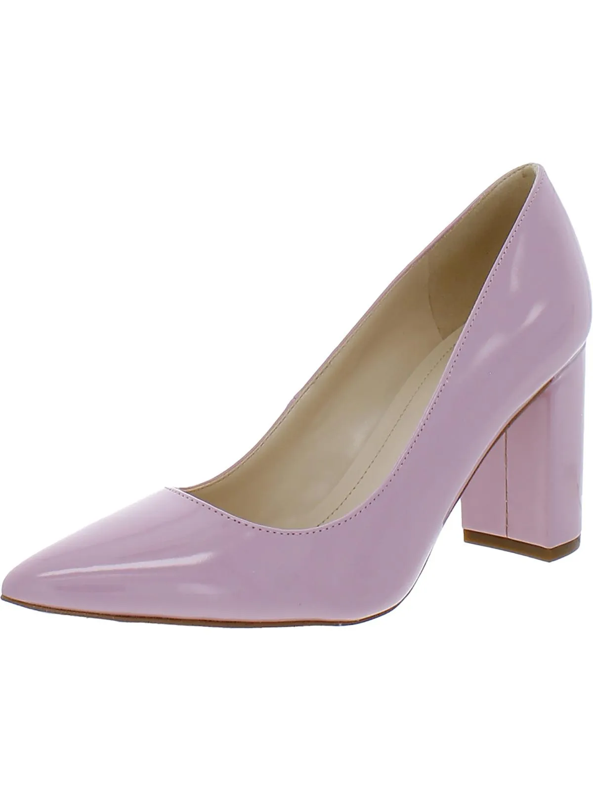 Viviene 4 Womens Faux Leather Pointed Toe Pumps