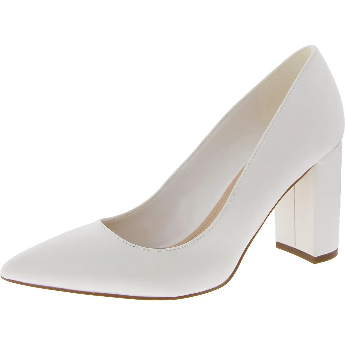 Viviene 4 Womens Faux Leather Pointed Toe Pumps