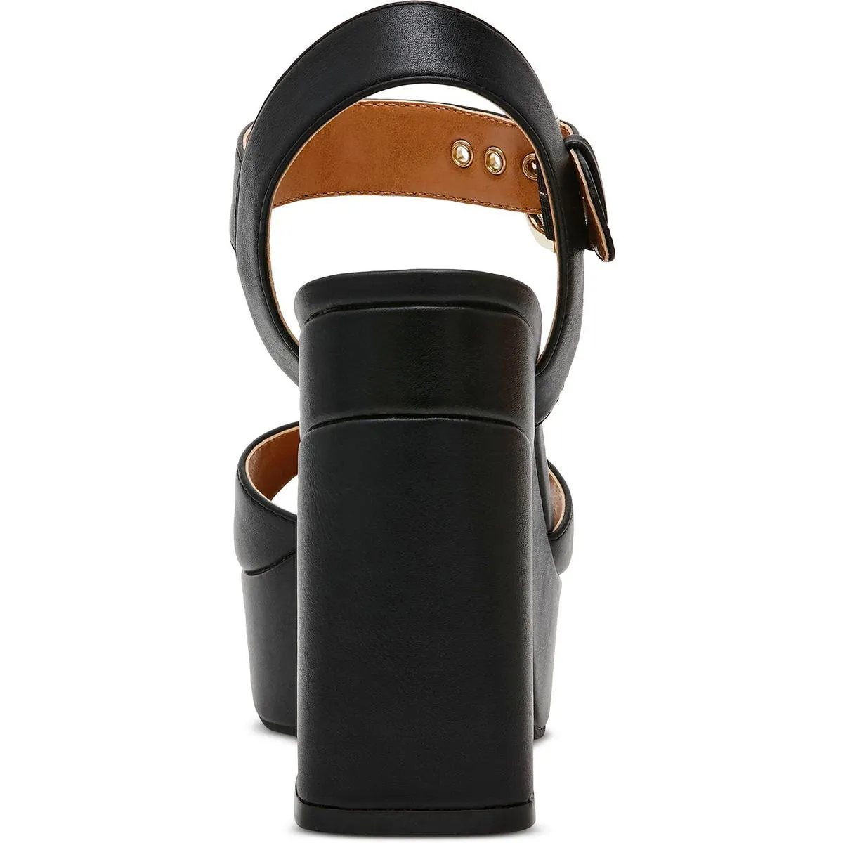 WAYWARD Womens Block Heel Man Made Ankle Strap