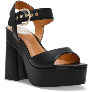WAYWARD Womens Block Heel Man Made Ankle Strap