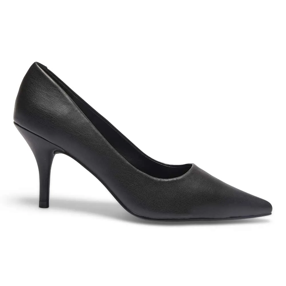 Wendy Heel in Black Smooth