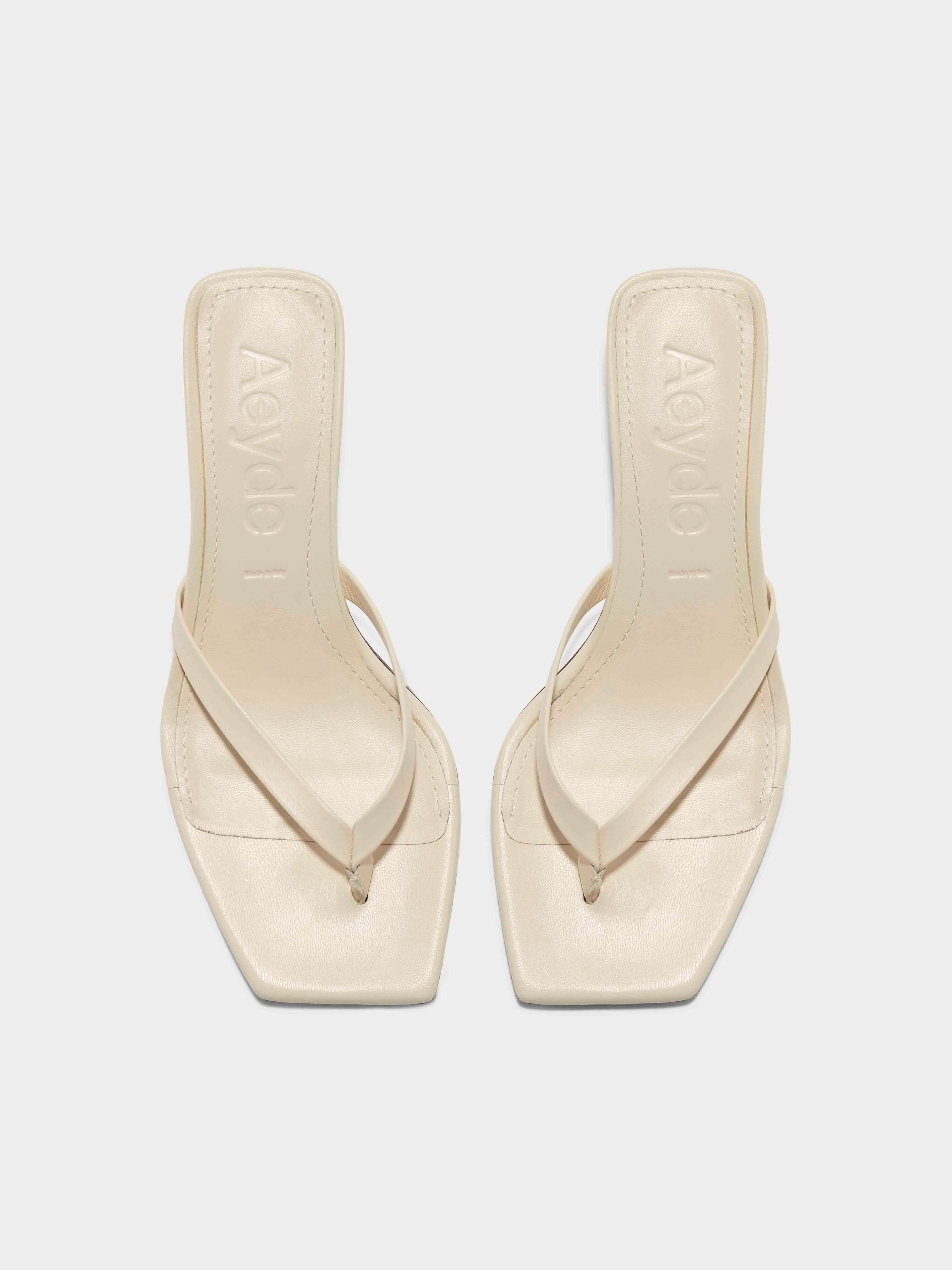 Wilma Leather Thong Sandals