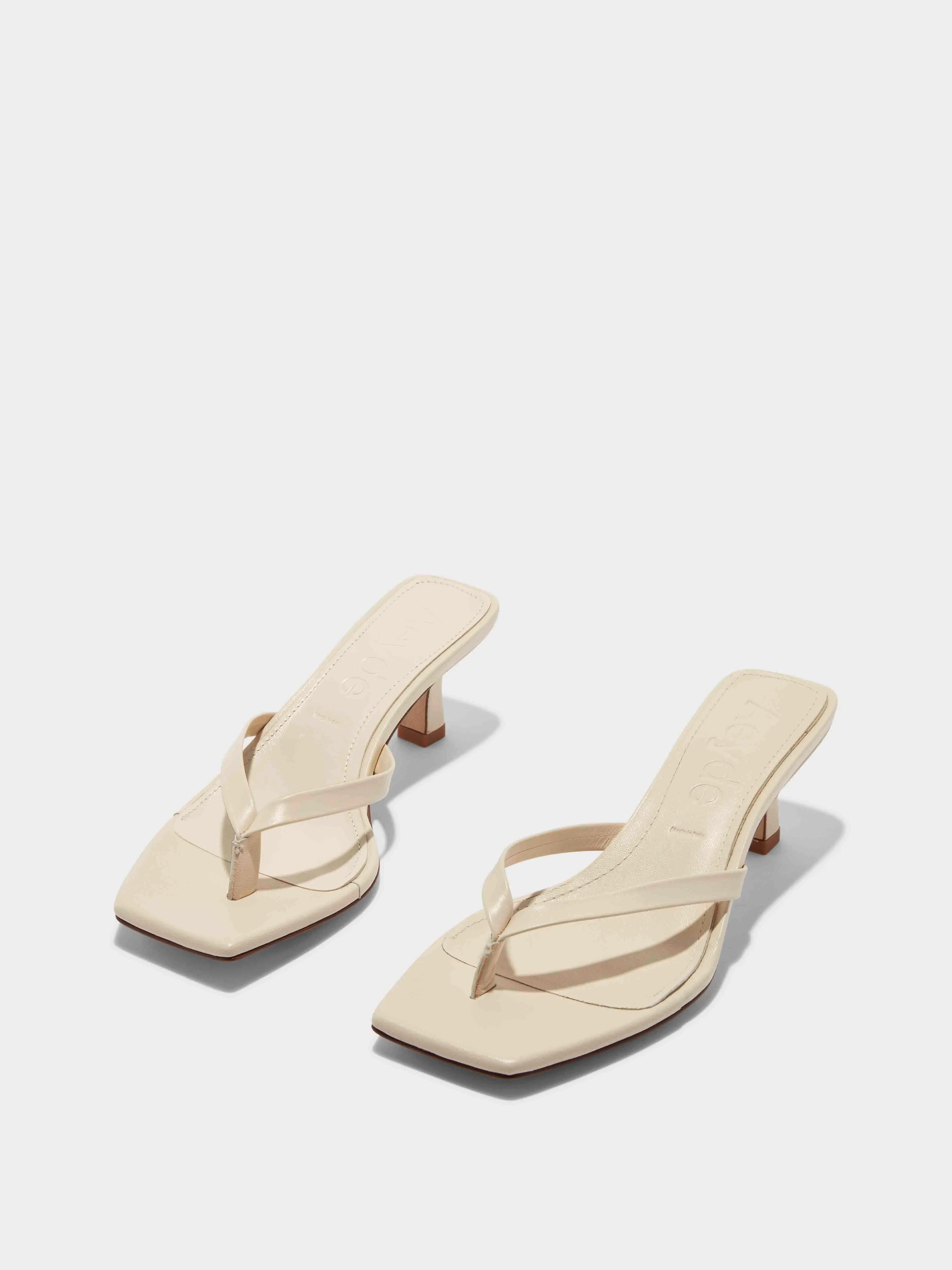 Wilma Leather Thong Sandals