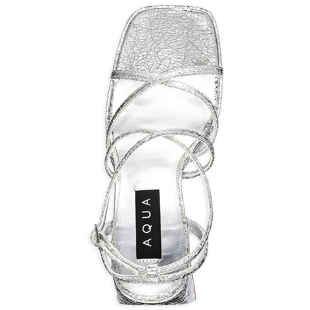 Womens Adjustable Open Toe Block Heels