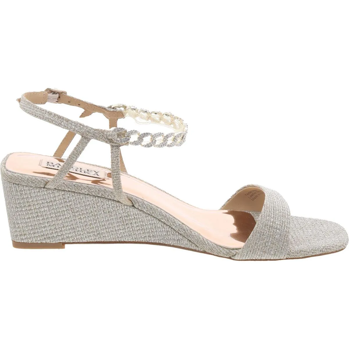 Womens Adjustable Open Toe Wedge Heels