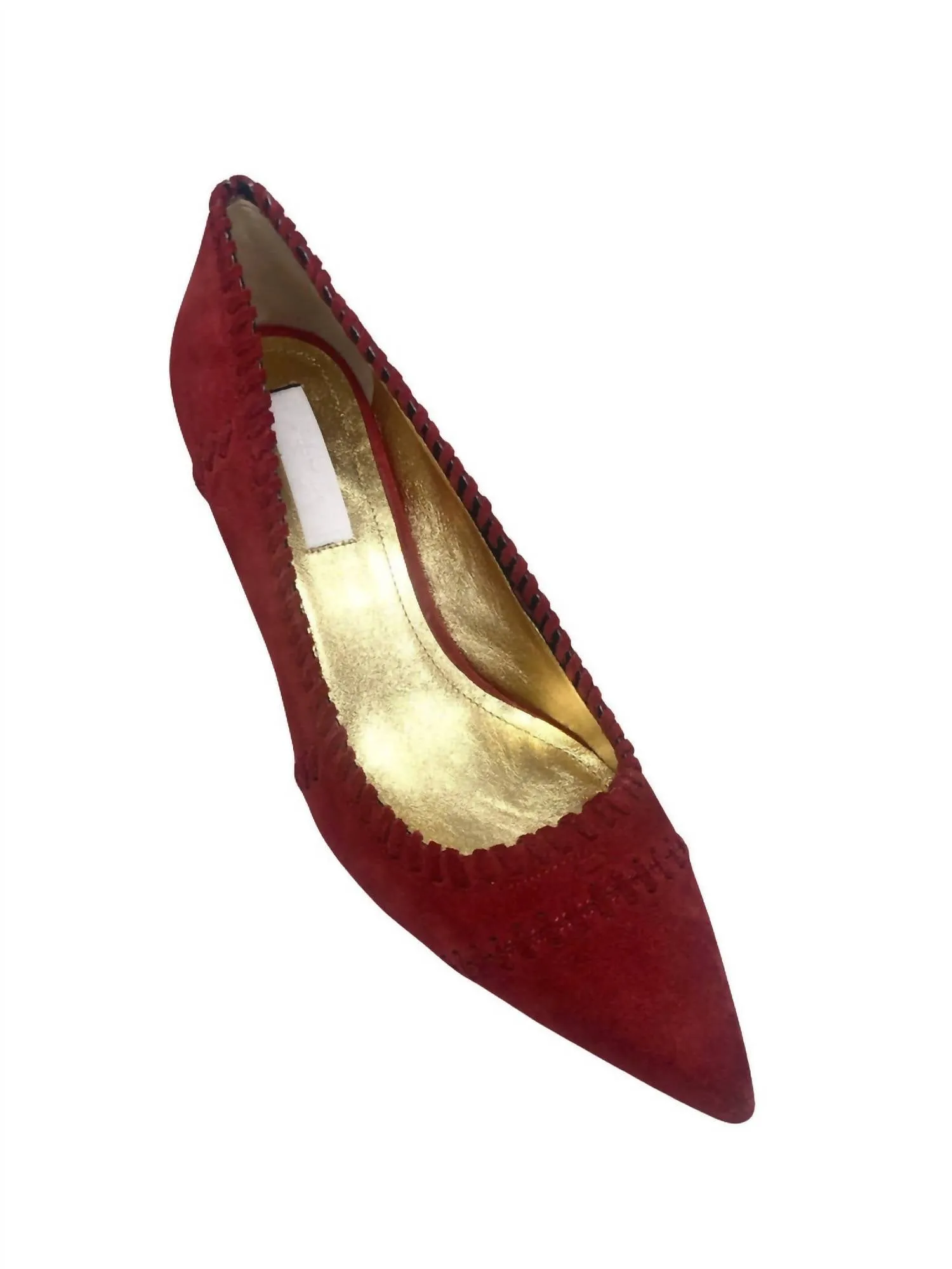 Women's Alcott Whip Stitch Pump Heels In Red