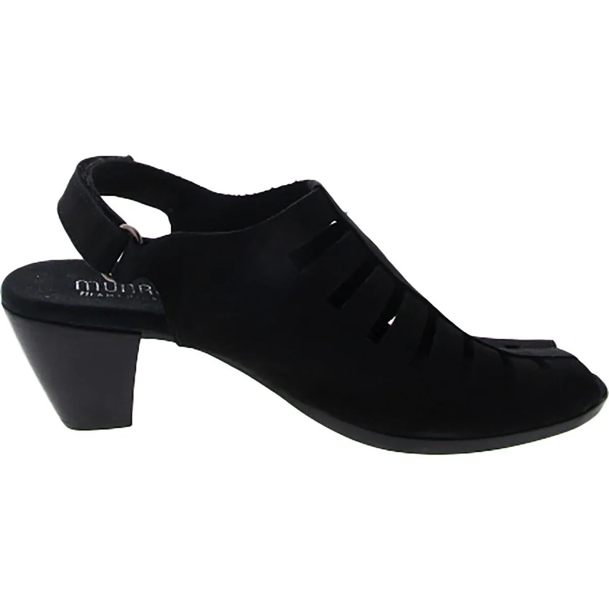Womens Ankle Block Heel Slingback Heels