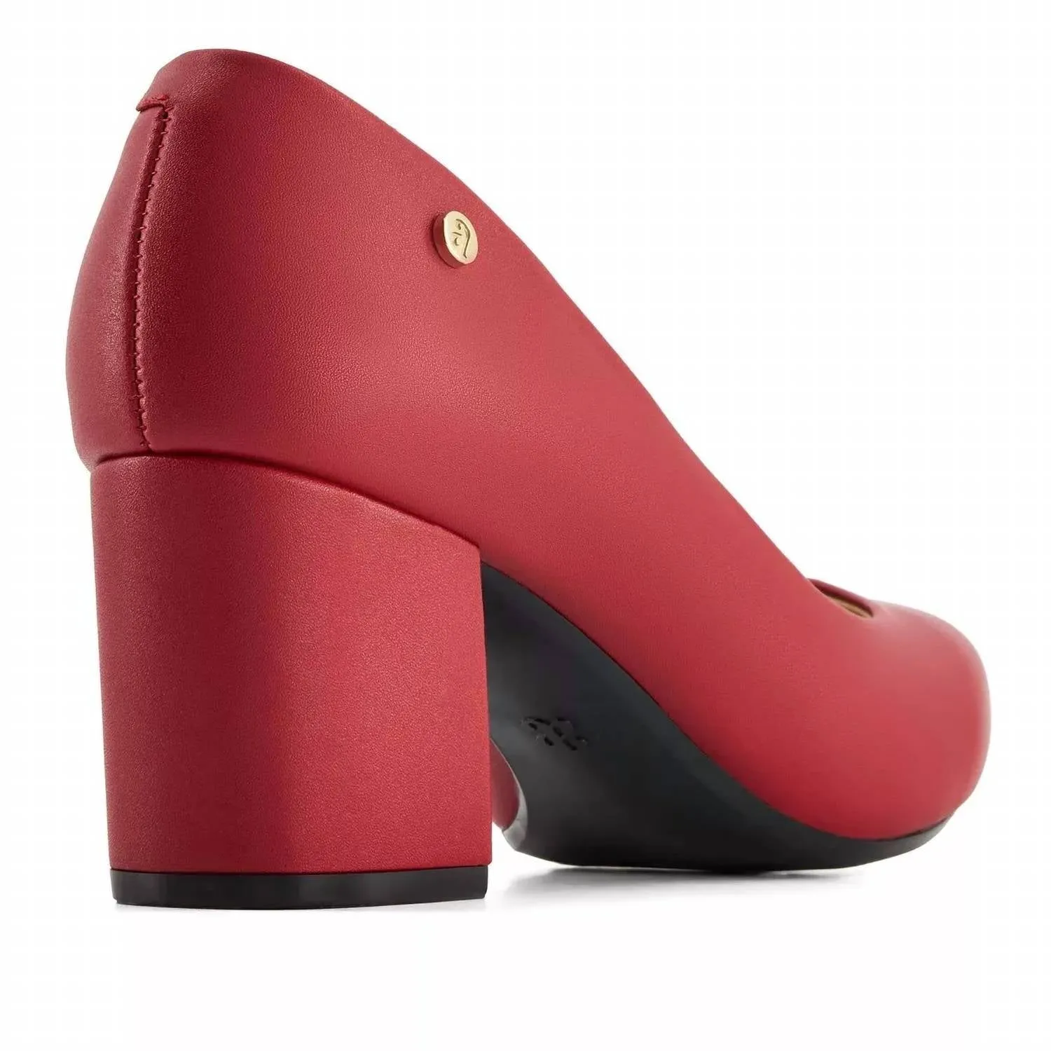 Women's Block Heel Pumps In Red