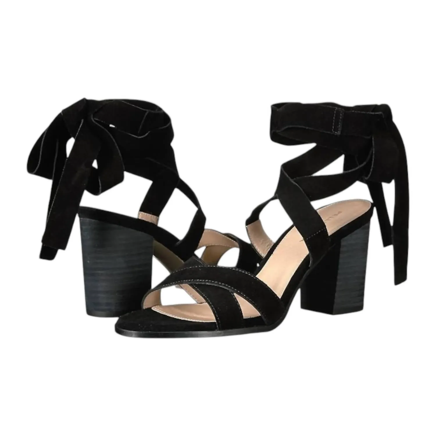 Women's Bonjour Sd Sandal In Black Cow Suede