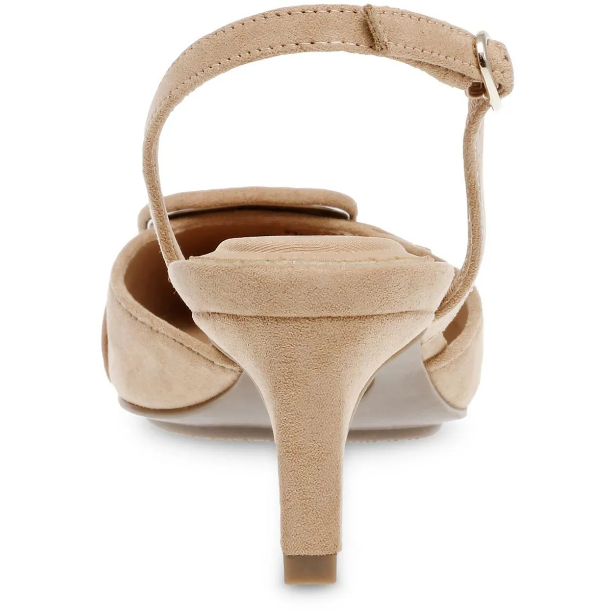 Womens Bow Man Made Slingback Heels