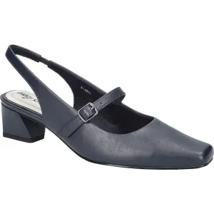 Womens Buckle Man Made Slingback Heels