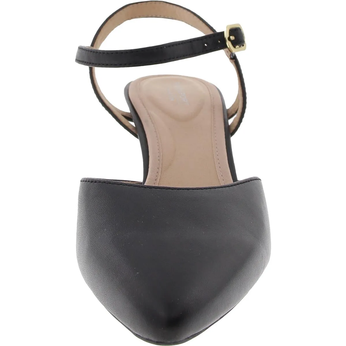 Womens Buckle Slingback Heels
