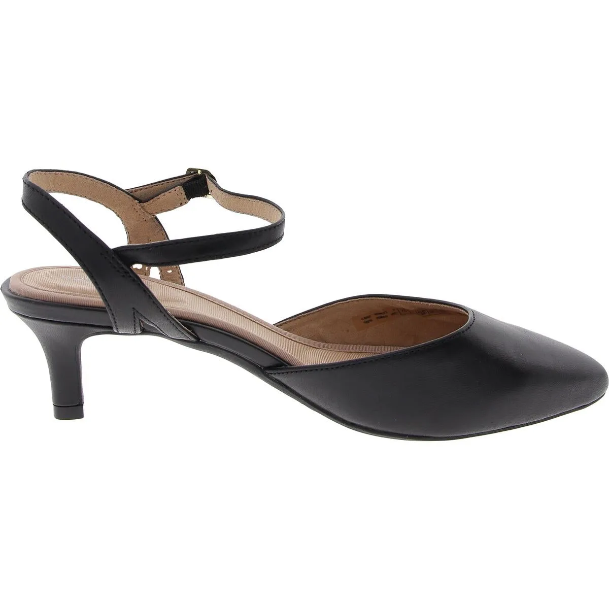 Womens Buckle Slingback Heels