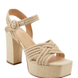 Women's Chesse Sandal In Natural