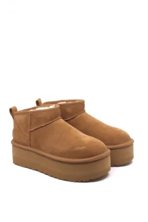 Women's Classic Ultra Mini Platform In Chestnut