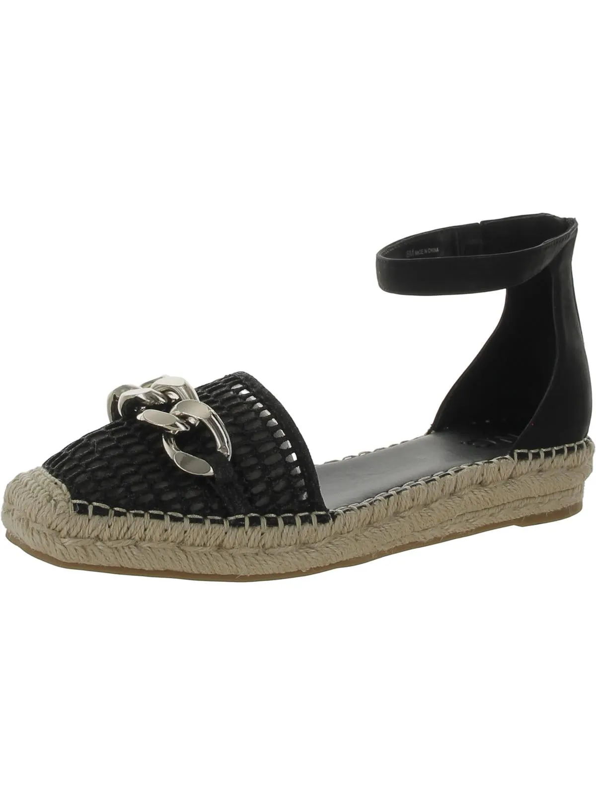 Womens Closed Toe Ankle Strap Espadrille Heels