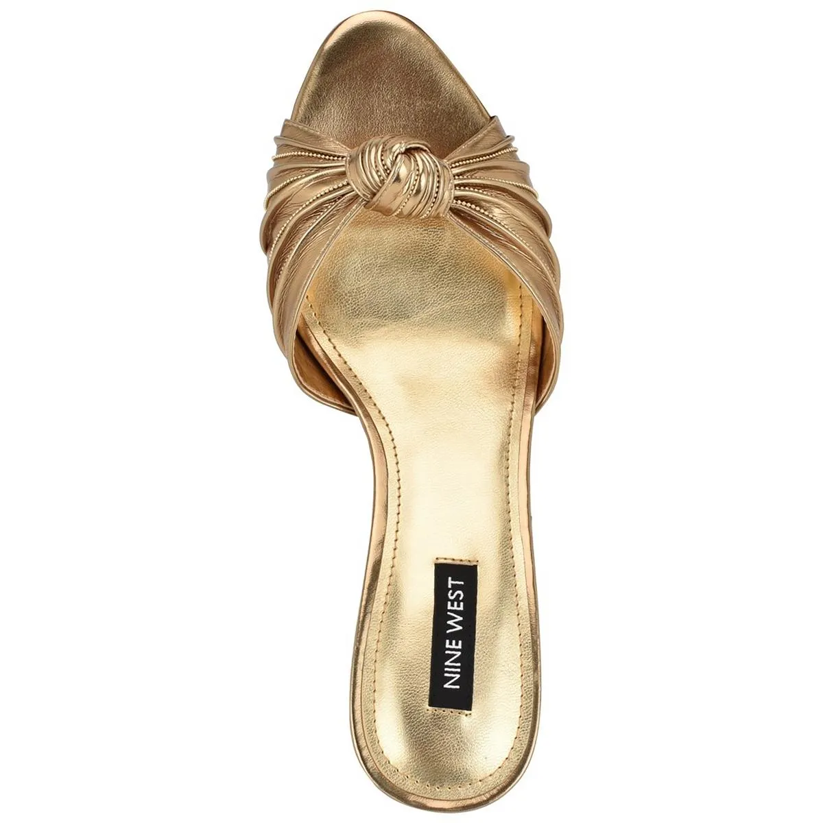 Womens Comfort Insole Faux Leather Kitten Heels