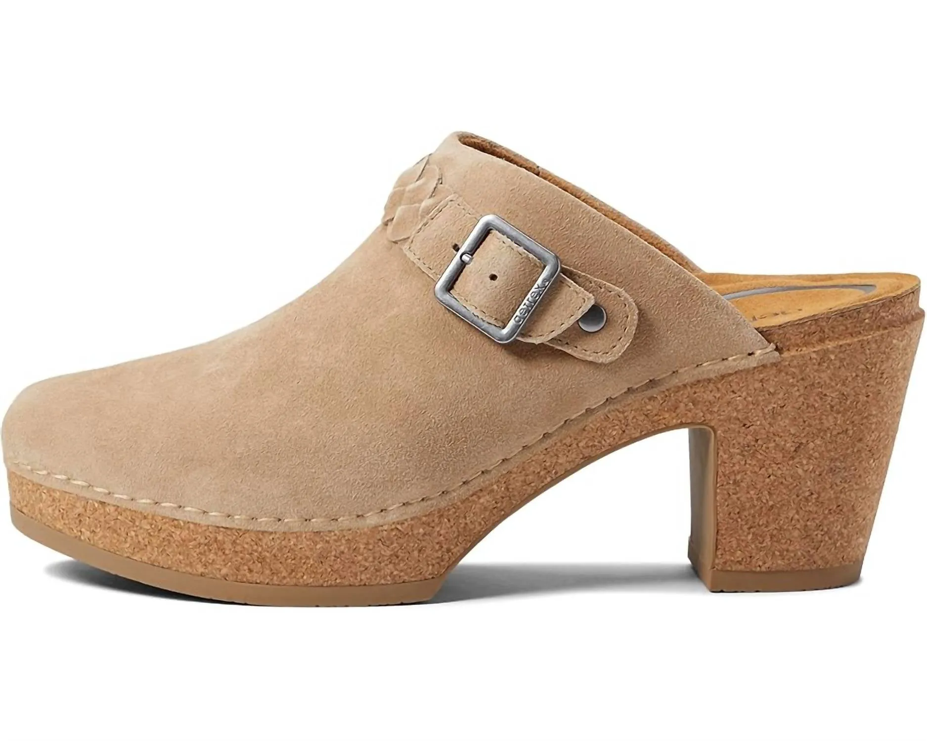 Women's Corey Buckle Strap Detail Open Heels In Olive