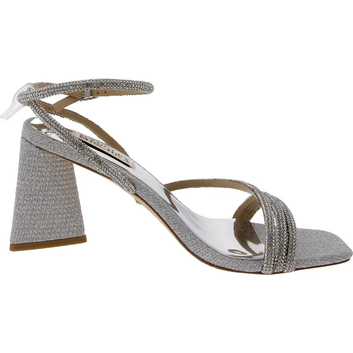 Womens Embellished Ankle Strap