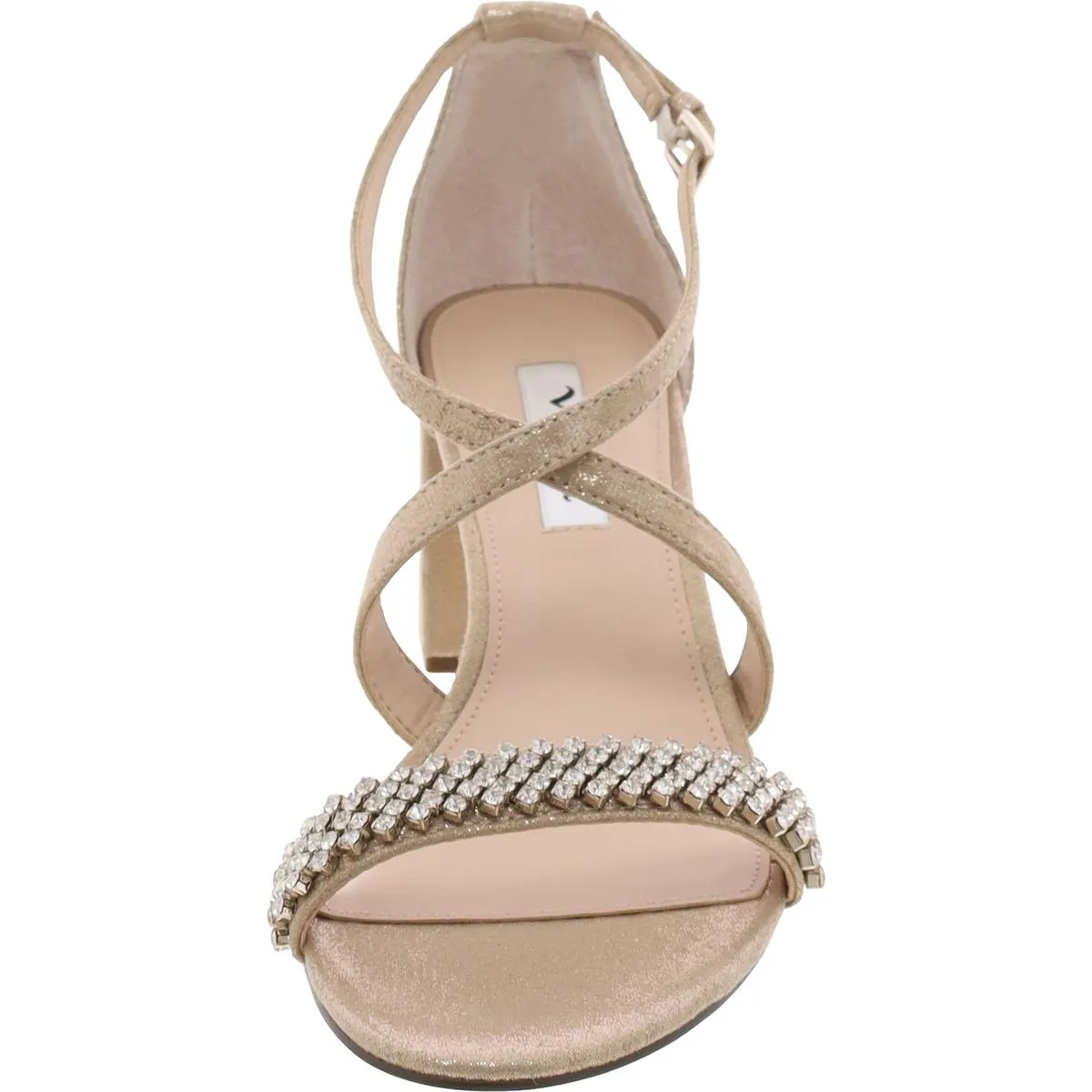 Womens Embellished Ankle Strap