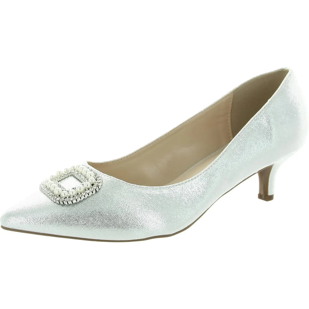Womens Embellished Man Made Kitten Heels