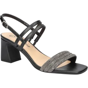 Womens Embellished Manmade Block Heels